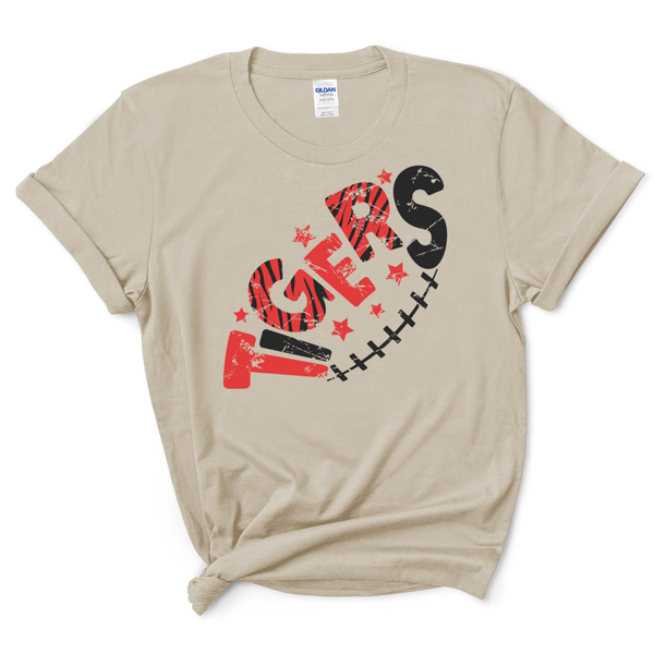Tigers Football Tee or Crew