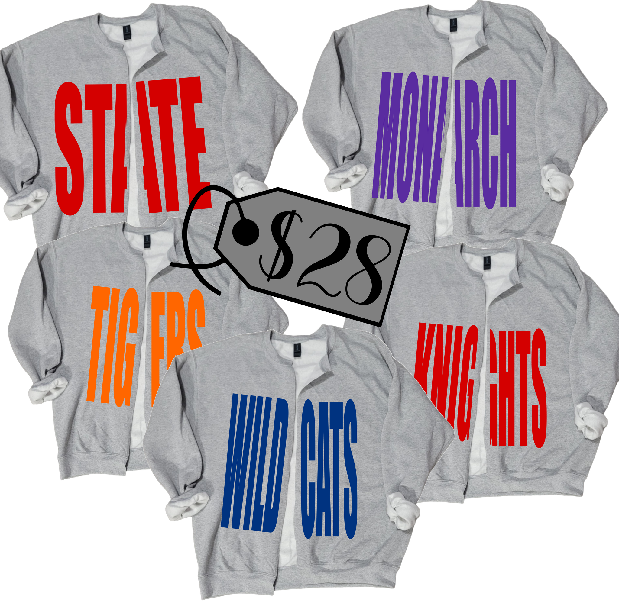 Raw Edge Cardigan {CHOOSE YOUR MASCOT}