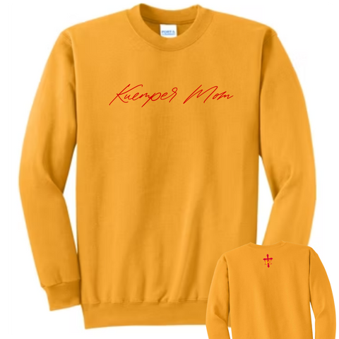 Kuemper Mom or Grandma {GOLD} Crew Sweatshirt