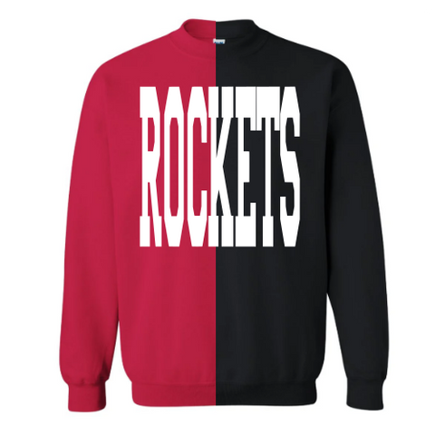 Rockets {Color Block} Red & Black