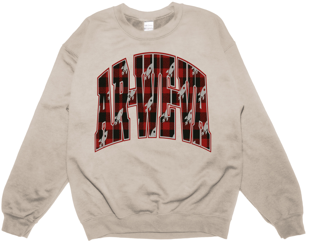Ar-We-Va Plaid Crew or Long Sleeve