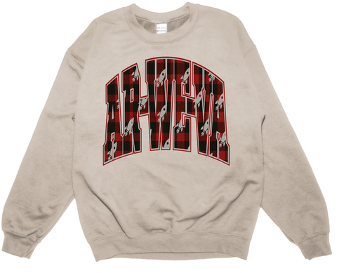 Ar-We-Va Plaid Crew or Long Sleeve