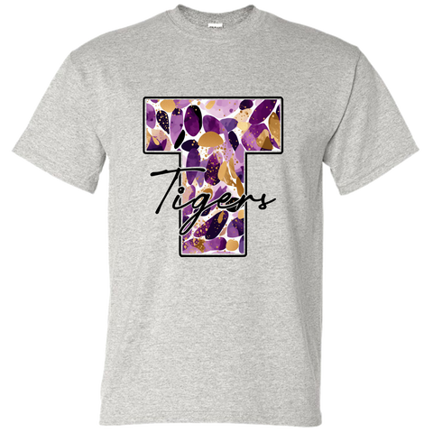 Tiger T Purple and Gold {{Ash}} Tee