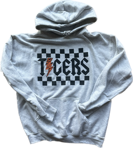 Tiger Checker Ash Hoodie