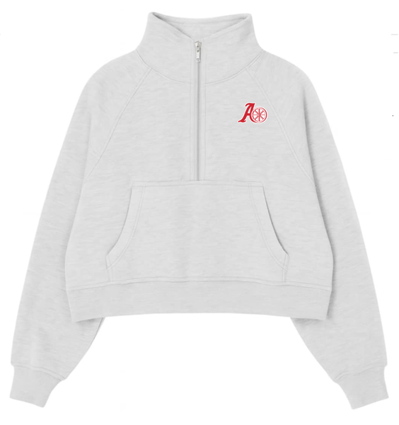 School (Your Chioce) Pride Half Zipped Cropped Fleece