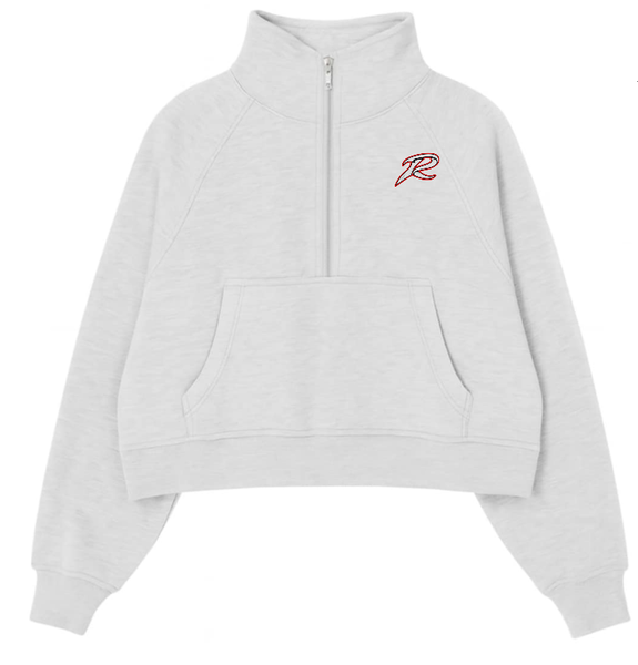 School (Your Chioce) Pride Half Zipped Cropped Fleece