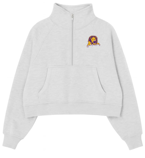 School (Your Chioce) Pride Half Zipped Cropped Fleece