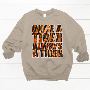 {{Sand}} Once a tiger Crew Sweatshirt