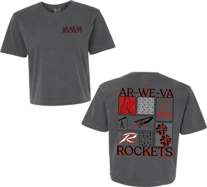 Ar-We-Va Rocket Midlength Pepper Tee