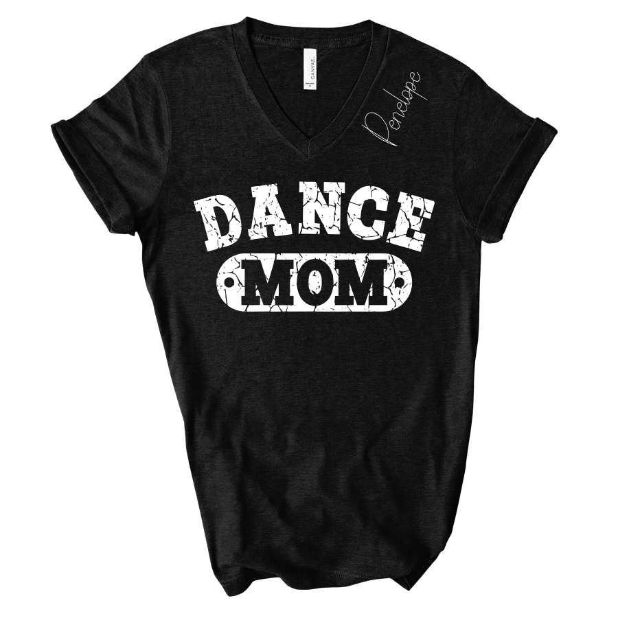 Dance Mom Vneck {Black}
