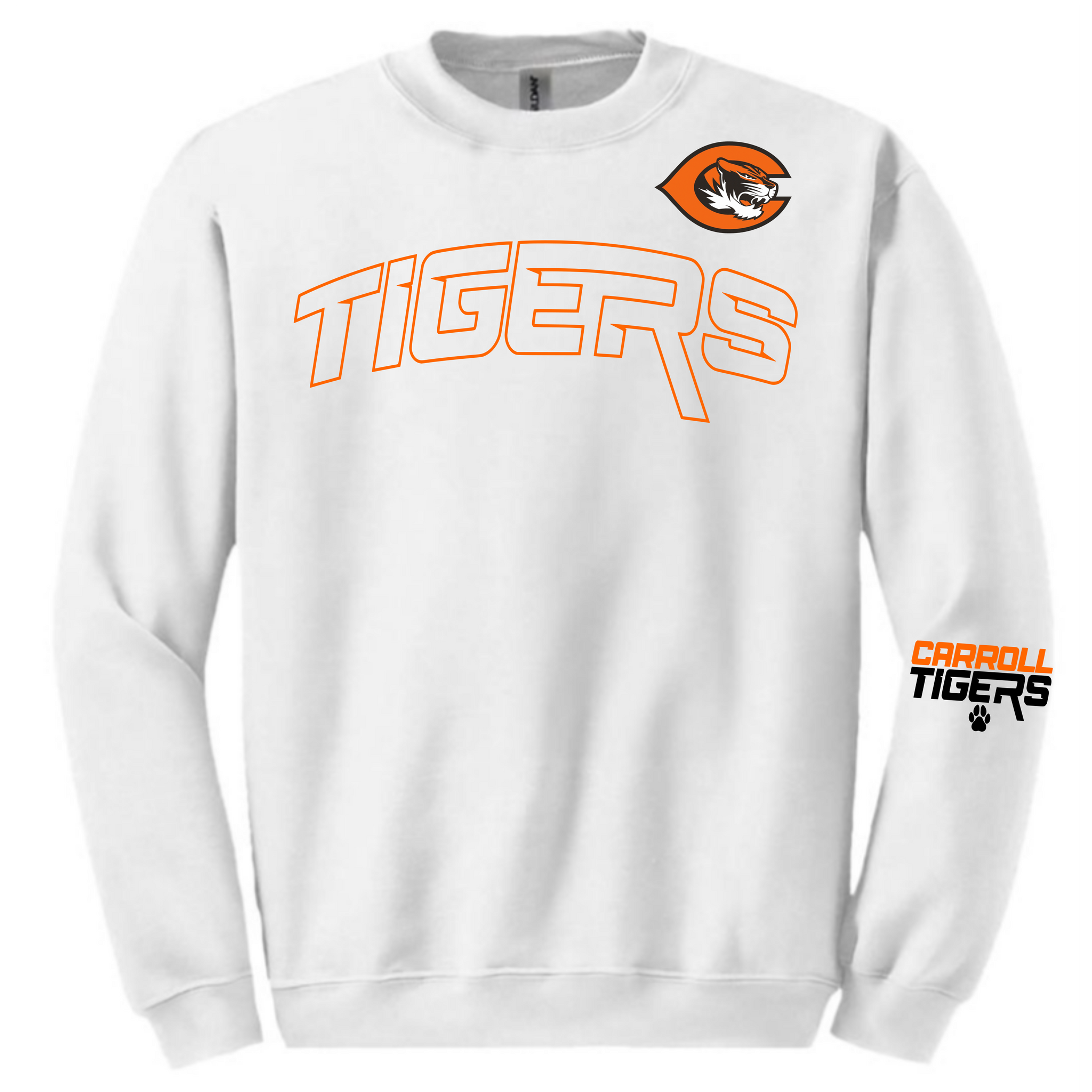 Tigers {White} Crew - Youth & Adult