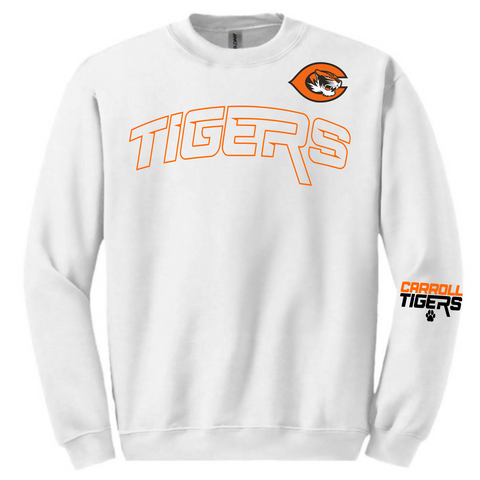 Tigers {White} Crew - Youth & Adult