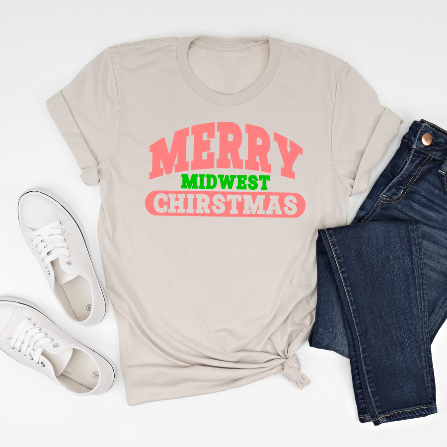 Merry Midwest Christmas Tee