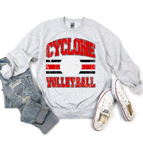 CYCLONE Volleyball Tee or Crew