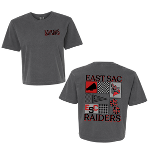 East Sac Raider Midlength Pepper Tee