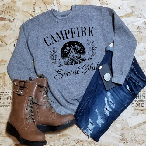 Campfire Social Club Tee or Crew