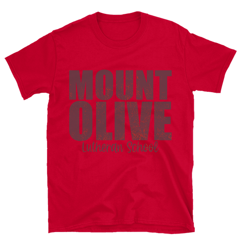 Mount Olive {Distressed RED } T-shirt Toddler - Youth - Adult