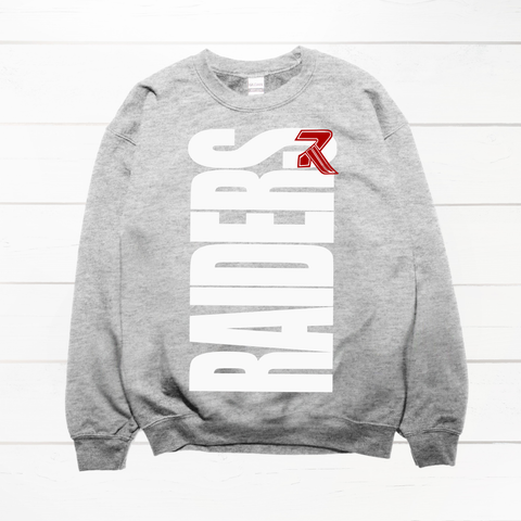 Raiders {Vertical} Crew Sweatshirt