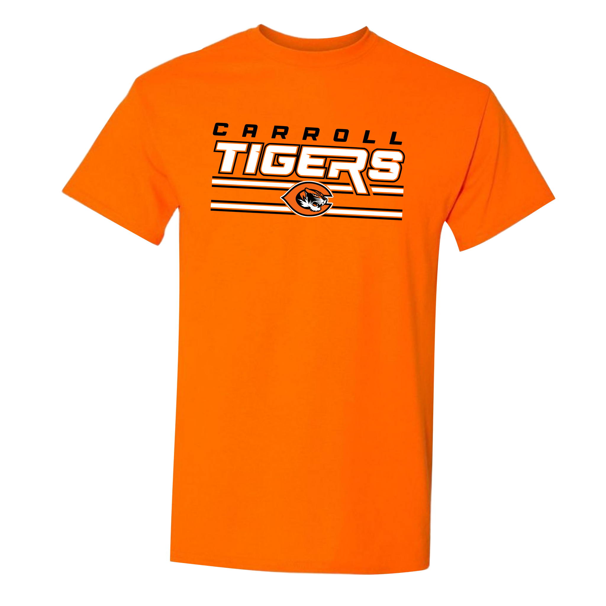 Carroll Tigers ORANGE Hoodie or Tee