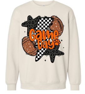 Tigers Game Day {Orange and black} Crew or Tee