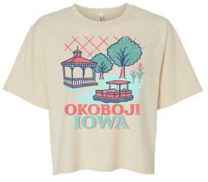 Retro Okoboji BOXY Tee