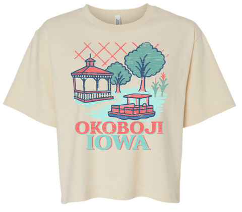 Retro Okoboji BOXY Tee