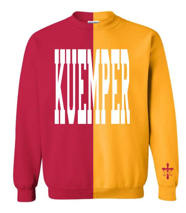 KUEMPER {Color Block} Red and Gold