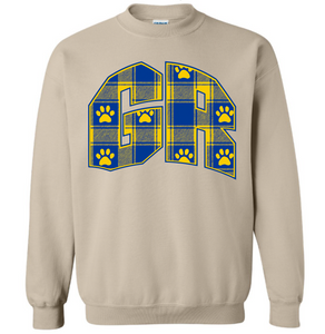 GR Plaid Crew or Long Sleeve