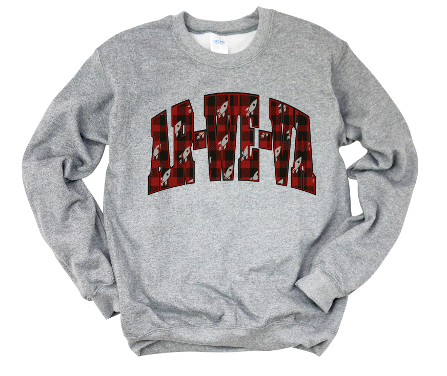 Ar-We-Va Plaid Crew or Long Sleeve