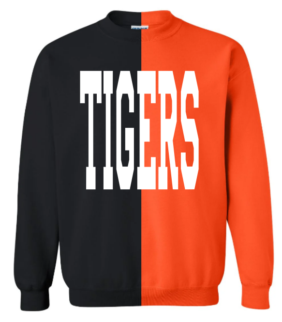 TIGERS {Color Block} Orange & Black