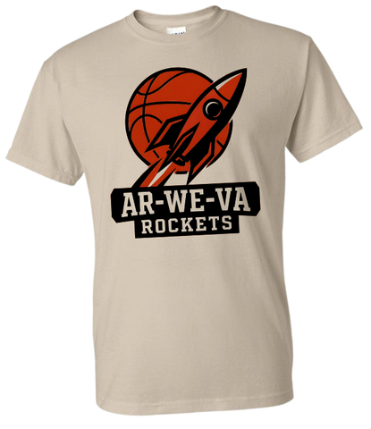 Ar-We-Va Rockets Basketball T-shirt - Crew - Hoodie SAND