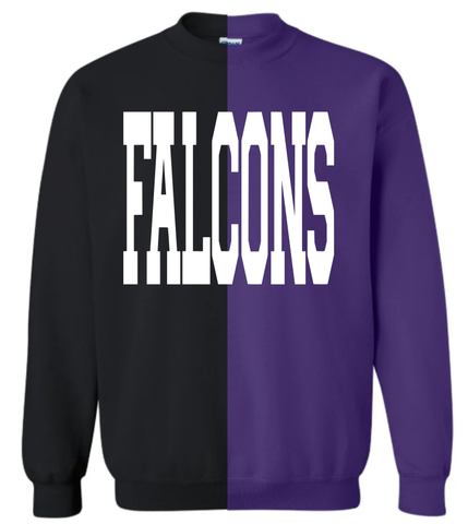 Falcons {Color Block} Purple and Black