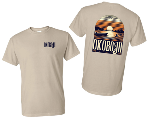 2XL Okoboji, Iowa {Sand} Tee