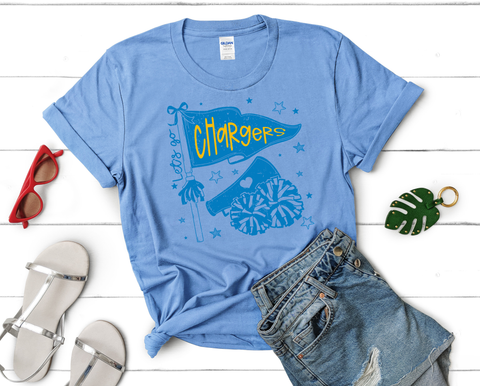 Carroll Chargers FLAG Tee {Toddler - Adult}