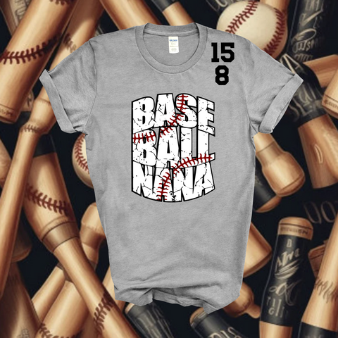 Baseball Nana {Tee or Tank}