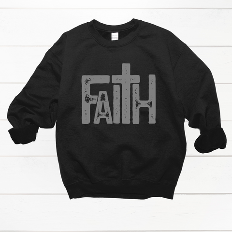 Faith {Black} Crew or Tee