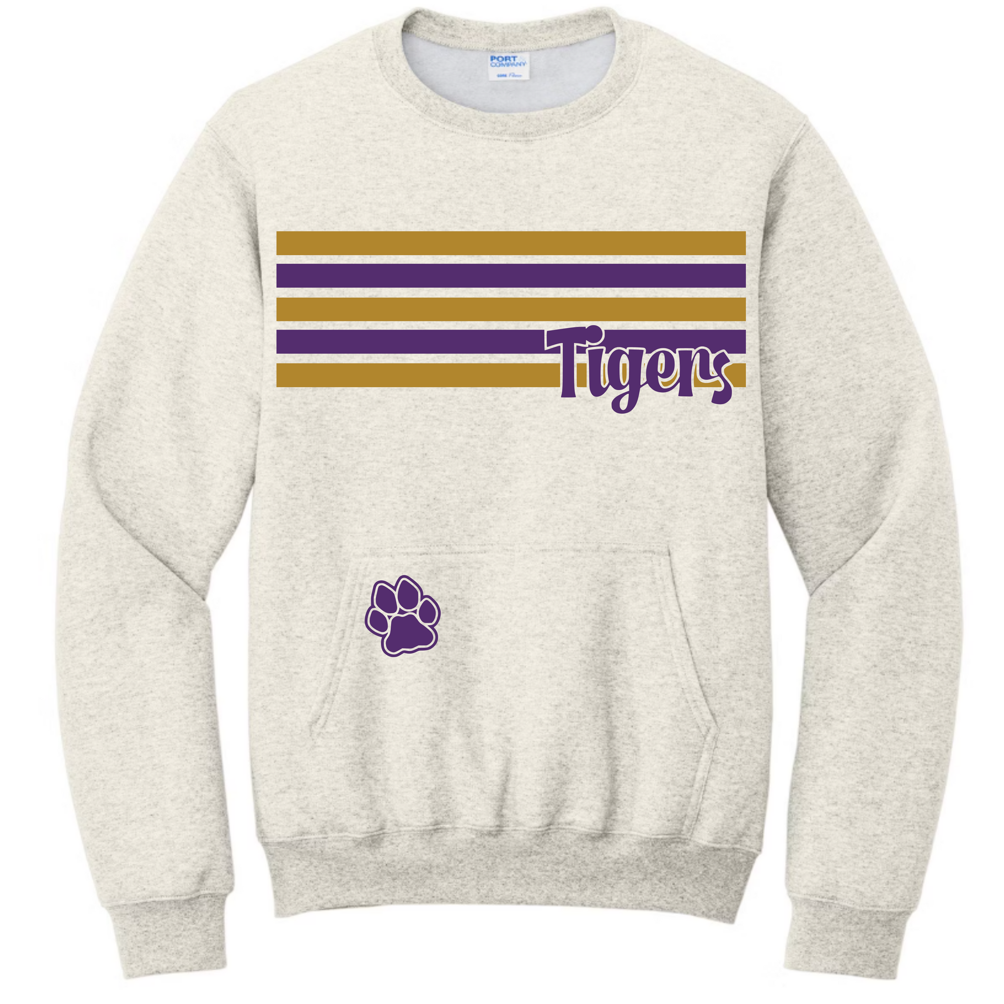 Tigers Pocket Crew {Gold and Purple}