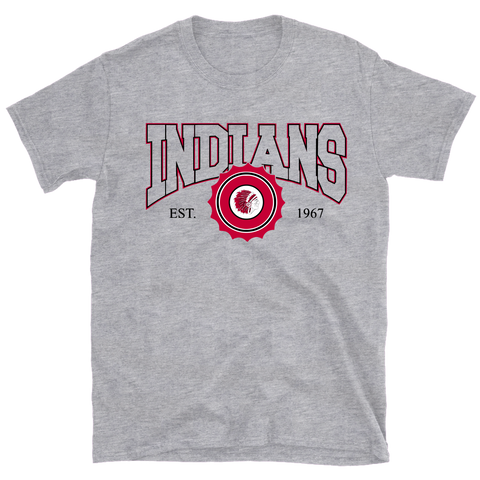 Spirit Lake Community School District Medallion T-shirt Indians