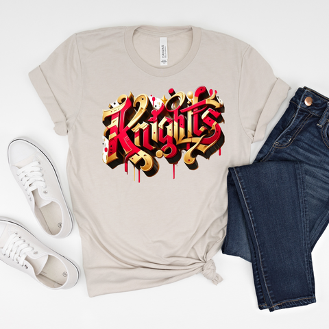 Knights Graffiti (Toddler, Youth, Adult}