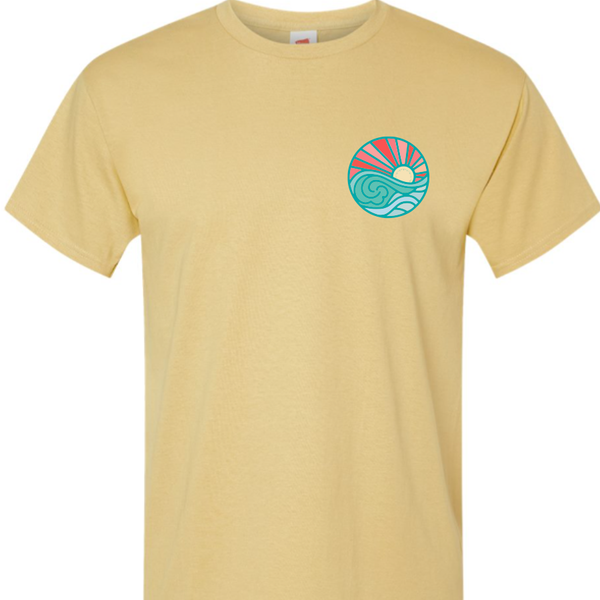 On Lake Time Heather Gold Tee