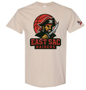 East Sac Raiders Basketball T-shirt - Crew - Hoodie SAND