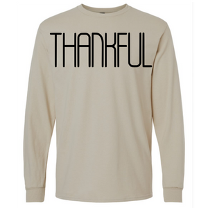 THANKFUL Crew or Long-Sleeve Tee
