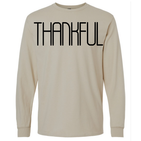 THANKFUL Crew or Long-Sleeve Tee