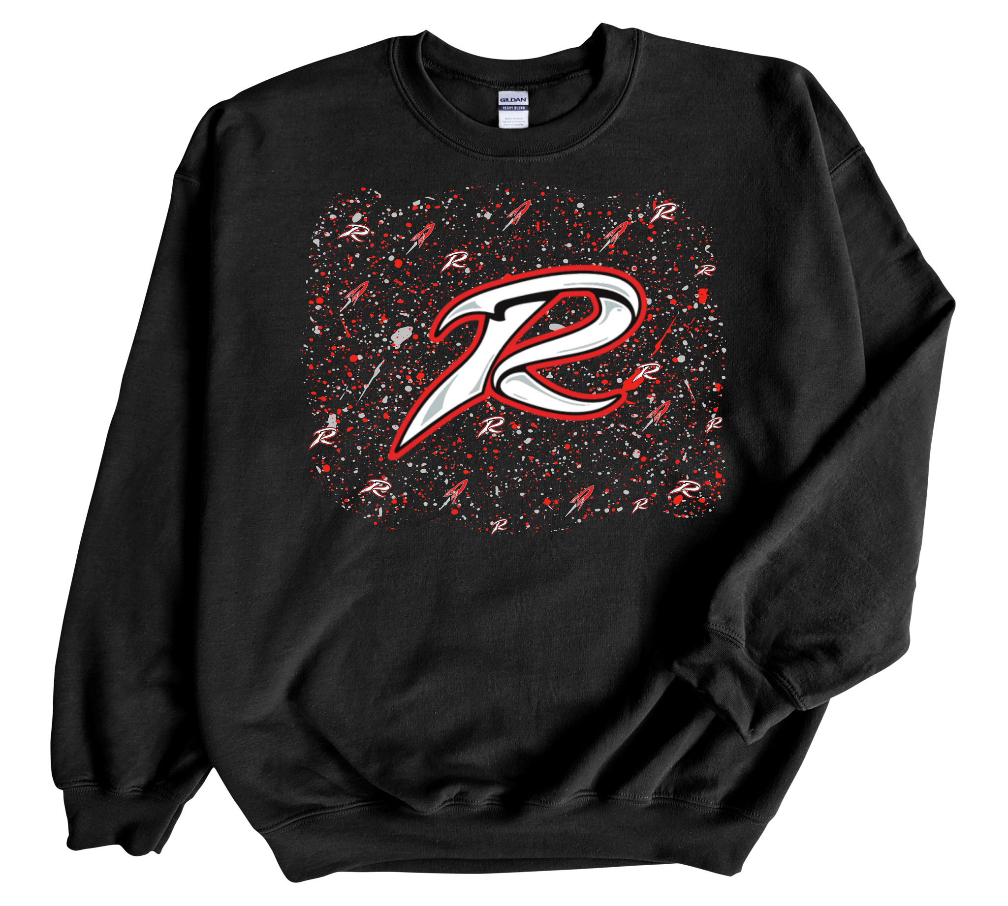 Rockets Chaos Crew Sweatshirt {BLACK}