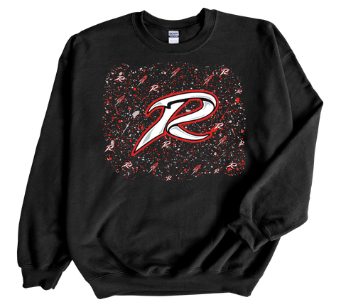 Rockets Chaos Crew Sweatshirt {BLACK}