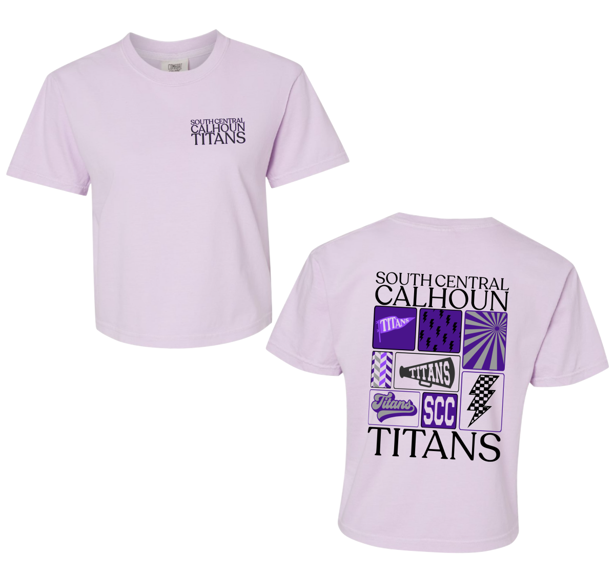 SCC Titans Midlength Orchid Tee