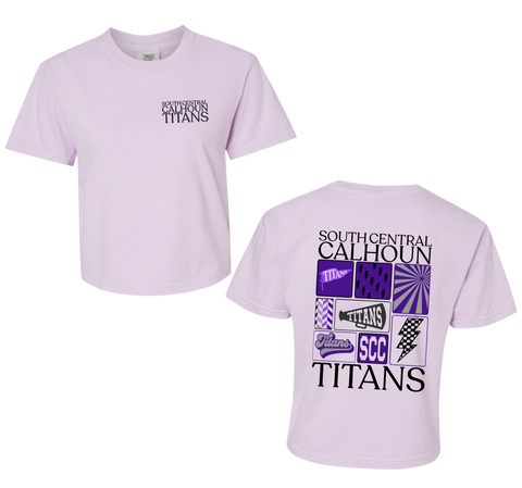 SCC Titans Midlength Orchid Tee