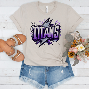 Titans Graffiti (Toddler, Youth, Adult}