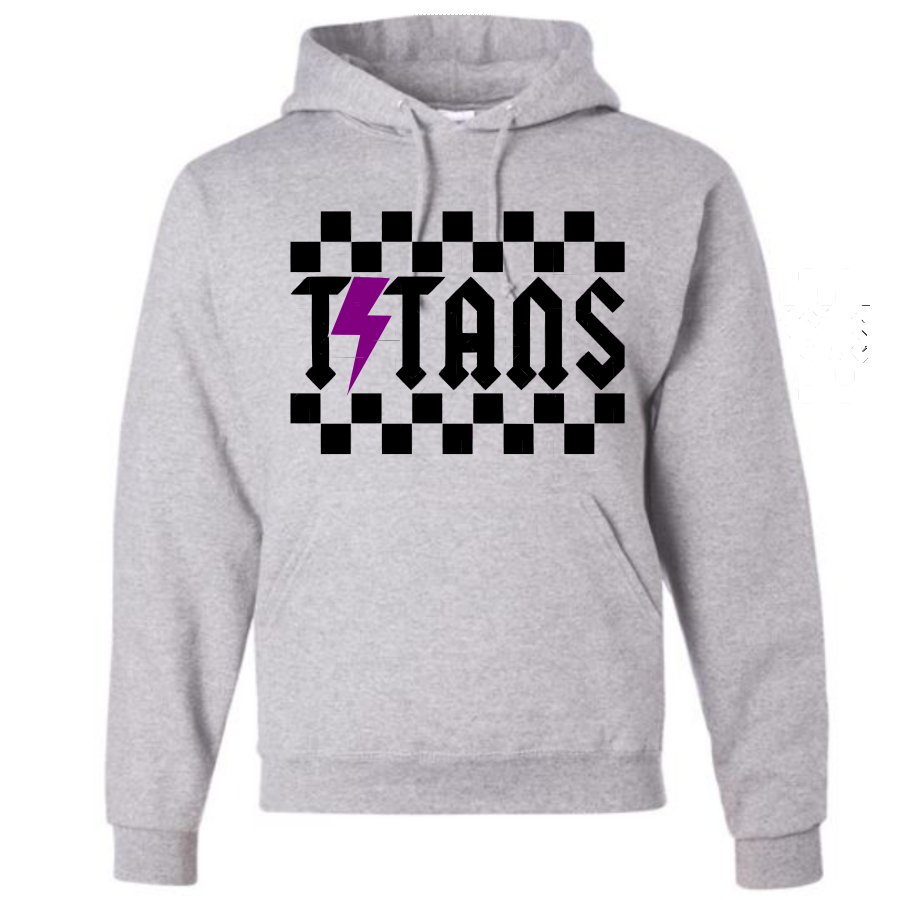 Titans Ash Checker Hoodie