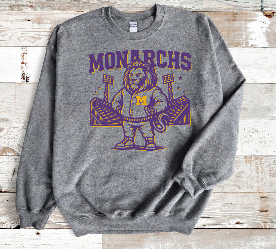 Denison Monarchs {Football Stands} Crew. Toddler. Youth. Adult.